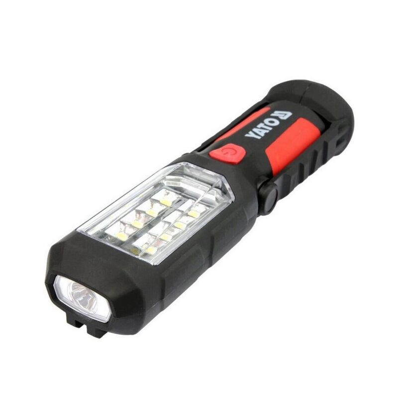 Lanterna cu magnet, rabatabila, Yato YT-08513, 9 leduri, 280 lm, 3xAA