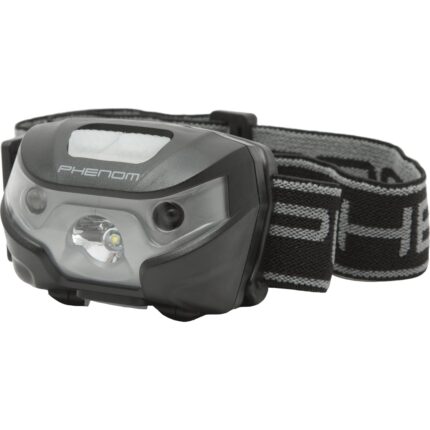 Lanterna LED frontala cu acumulator Phenom, senzor de miscare, 120 lm, 1200 mAh, micro USB