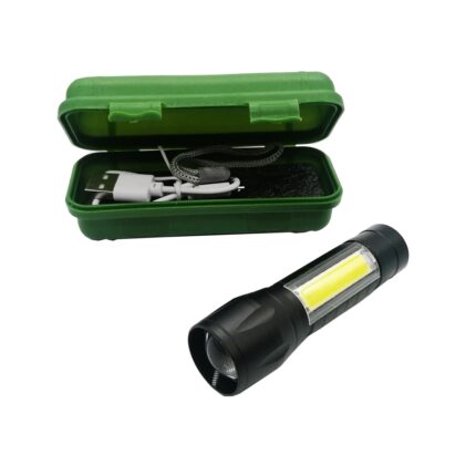 Mini Lanterna LED cu 3 Trepte Iluminare si USB, Vision®
