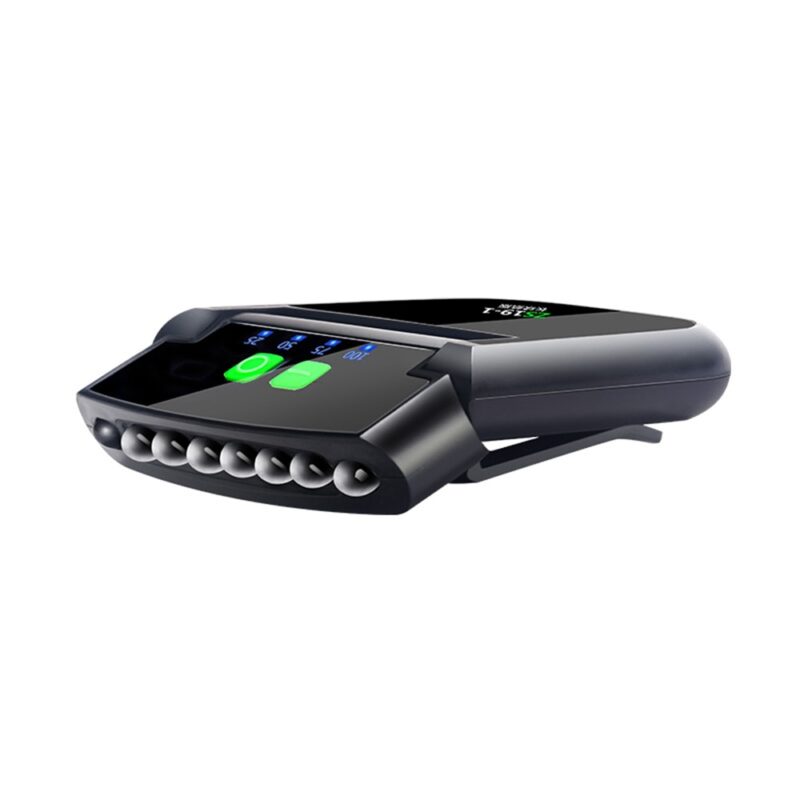 Lanterna cu LED, Vaxiuja, Sensarea gesturilor, Reglarea unghiului, Afisaj putere, 1000 mAh, Far Usoara, Rezistenta la Apa, ciclism, pescuit in aer liber, Negru