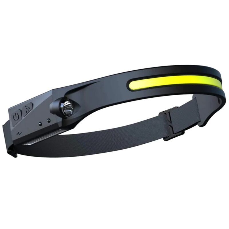 Lanterna de Cap Flexibila Saiconcept®, Banda LED COB, Protectie la Apa, Reincarcabil USB