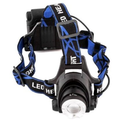 Lanterna pe cap 5W Entac Led 600 lumeni 4xAA + zoom