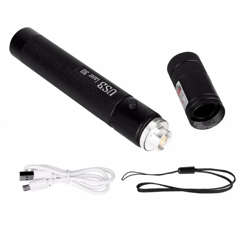 Indicator laser, LLWL, USB, 10000m, 532 nm, Negru/Verde