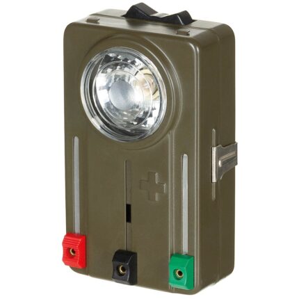 Lanterna semnalizare Demobil, verde, 115x65x32mm, set baterii 4.5v