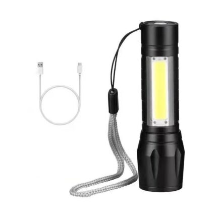 Lanterna tactica cu acumulator, Zola, distanta de lumina 100-200m, reglarea focalizarii luminii zoom