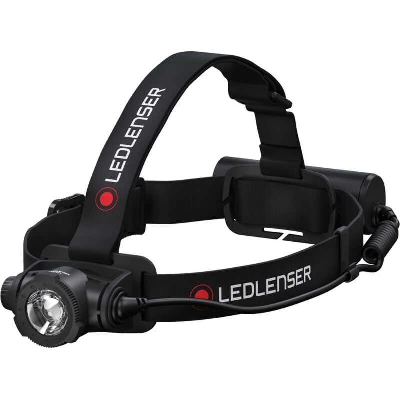 Lampa frontala reincarcabila de cap, LEDLENSER, Plastic, H7R Core, 1000lm, Li-ion, Negru