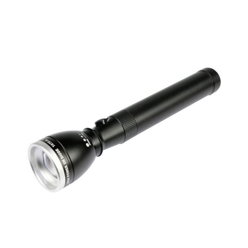 Lanterna cu led, Yato YT-08577, CREE XPE 3W, 130lm, 2xR14, aluminiu, IP64