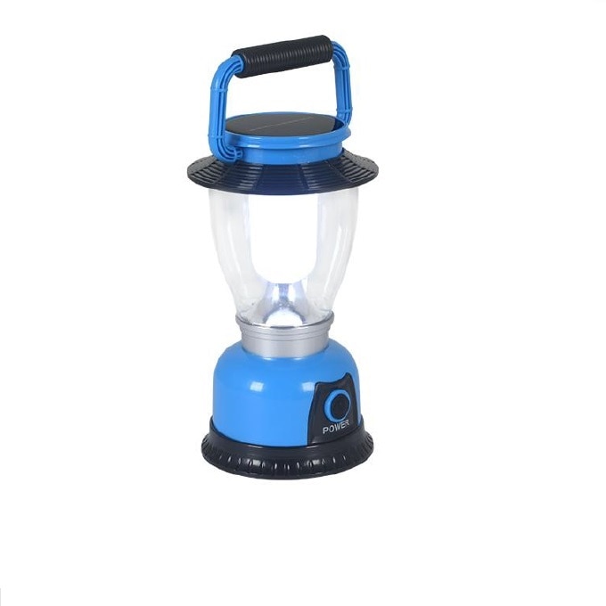 Felinar solar reincarcabil 6W albastru