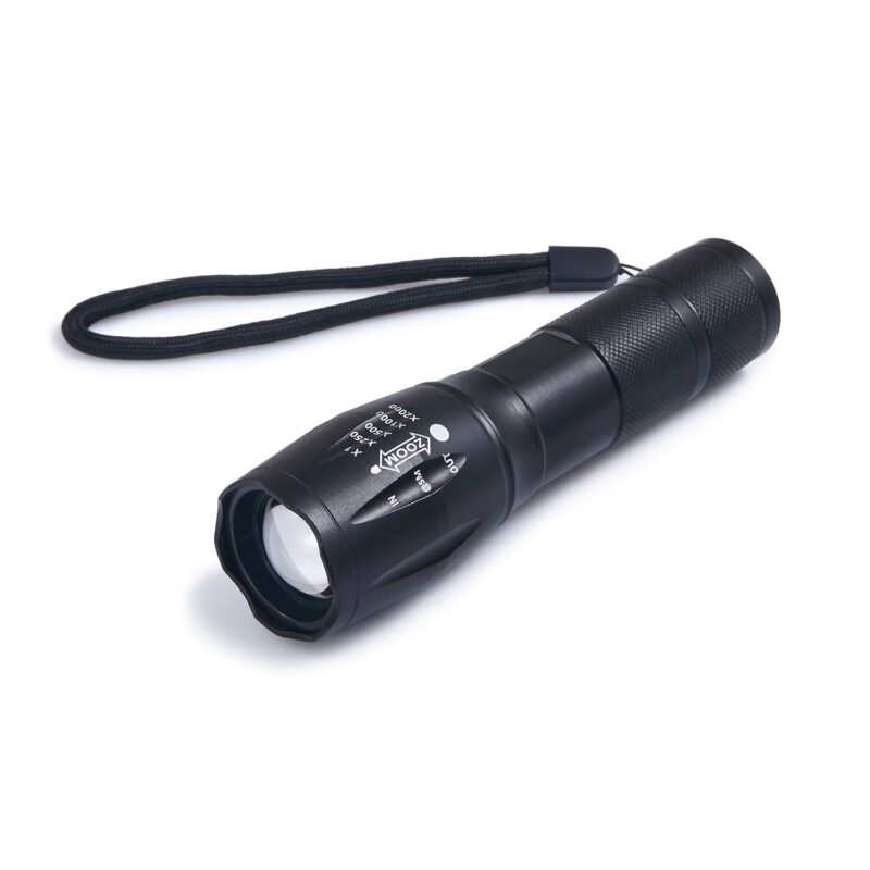 Lanterna cu LED pentru politie 3W LED, alb rece (6000K), cu baterii 3xAA