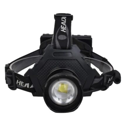Lanterna de cap, P70 far cu zoom super luminos, 1000 lumeni, cu baterii 3x, Negru