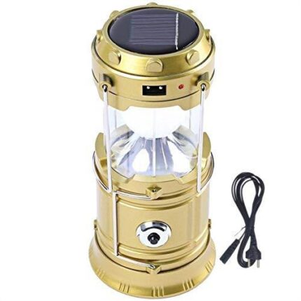 Lanterna & Felinar 2 in 1, incarcare solara/priza, 6 x LED, 1W T-5800 KATHODE