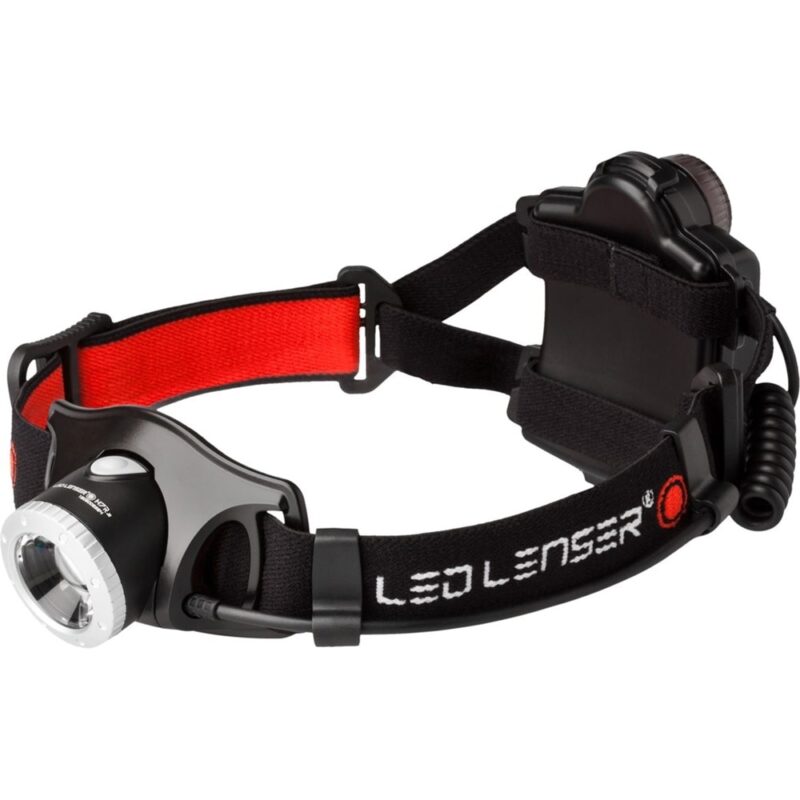 Lampa frontala reincarcabila, LEDLENSER, H7R.2, 1 x Li-Ion, 3,7V, 300 lm, Negru/Rosu