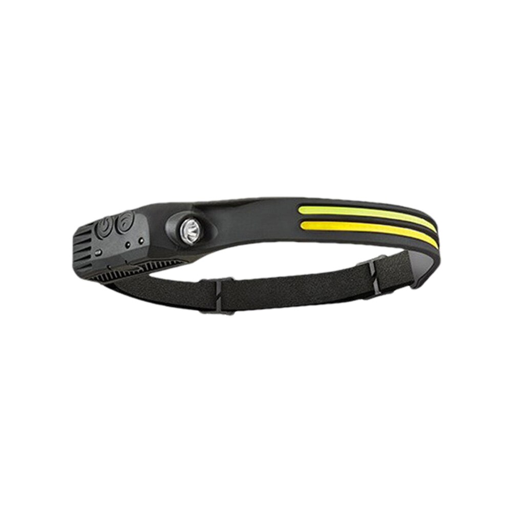 res_74d5933307ee9f82abd3ddc1d4aae0da Lanterna de Cap Frontala Saiconcept®, Sursa Banda 2 x XPE COB, Acumulator 1200mah, Senzor Miscare, Lumina Rosie, Alb, Galben