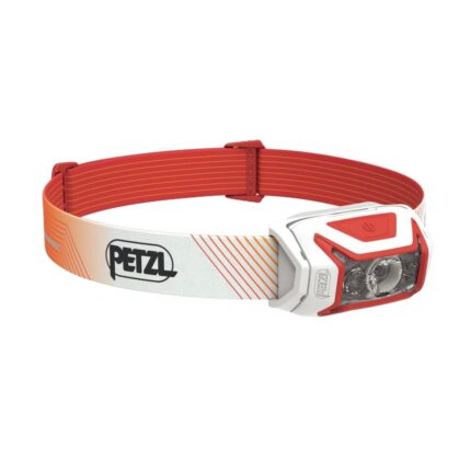 Lanterna de cap Petzl, Alimentare baterii/acumulator, 600 lm, Waterproof, Rosu