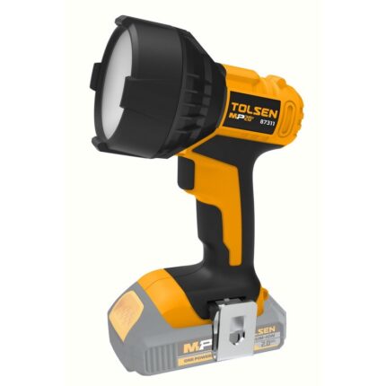 Lampa de lucru cu LED cu acumulator Li-ion, 10W, 6500K, MP20V, acumulator neinclus, Tolsen