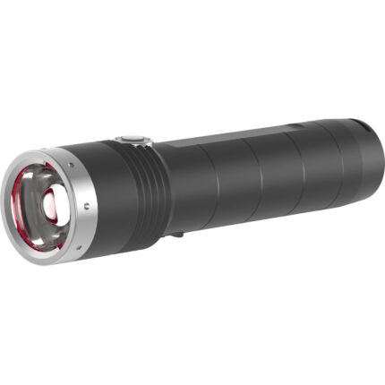 Lanterna reincarcabila, LEDLENSER, Metal, MT10, 18650 mAh, 1000 lm, Negru/Argintiu