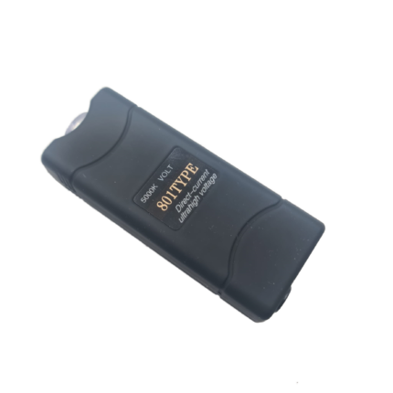 Lanterna cu Electrosoc, Incarcator, 801, Plastic, Husa Textila Prindere Curea, 9 cm, Negru, Dalimag