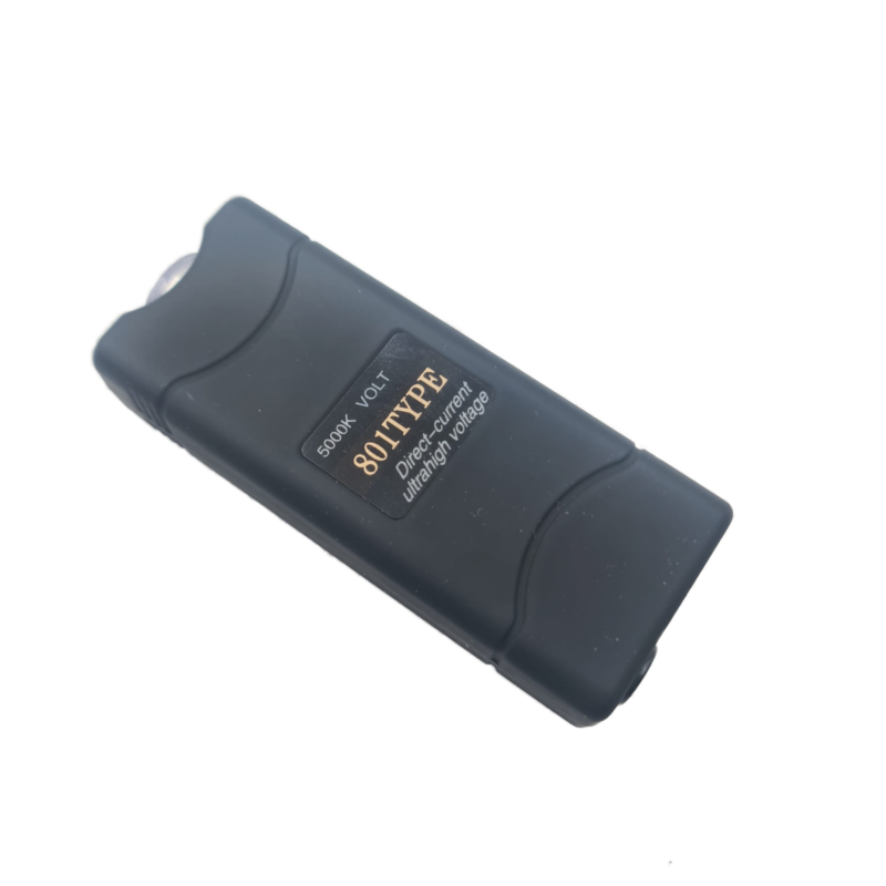 Lanterna cu Electrosoc, Incarcator, 801, Plastic, Husa Textila Prindere Curea, 9 cm, Negru, Dalimag