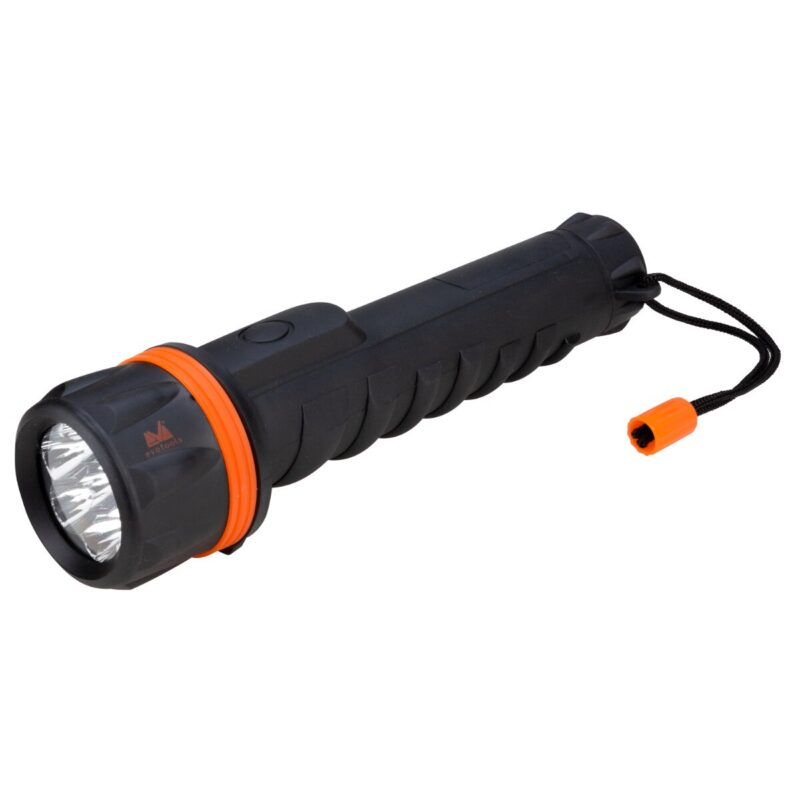 Lanterna cu Protectie Cauciuc si Leduri EvoTools, 7 leduri