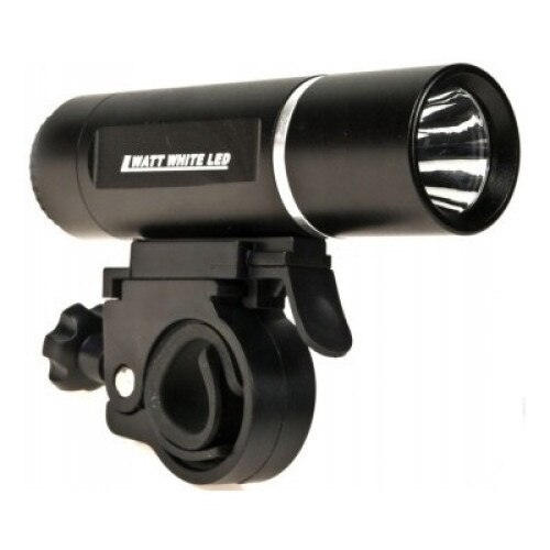 Lampa pentru bicicleta, 2K, Aluminiu, Negru, 3W