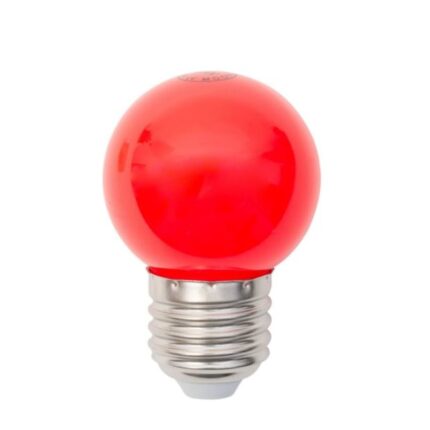 Bec LED Moon light glob mic rosu G45, E27, 3W , 200 lm