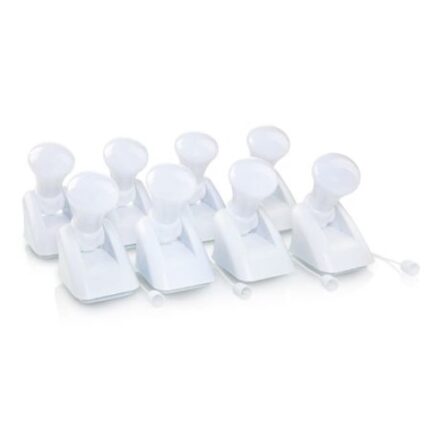 Set 8 Becuri LED fara fir cu intrerupator ,montabile direct pe perete,insta