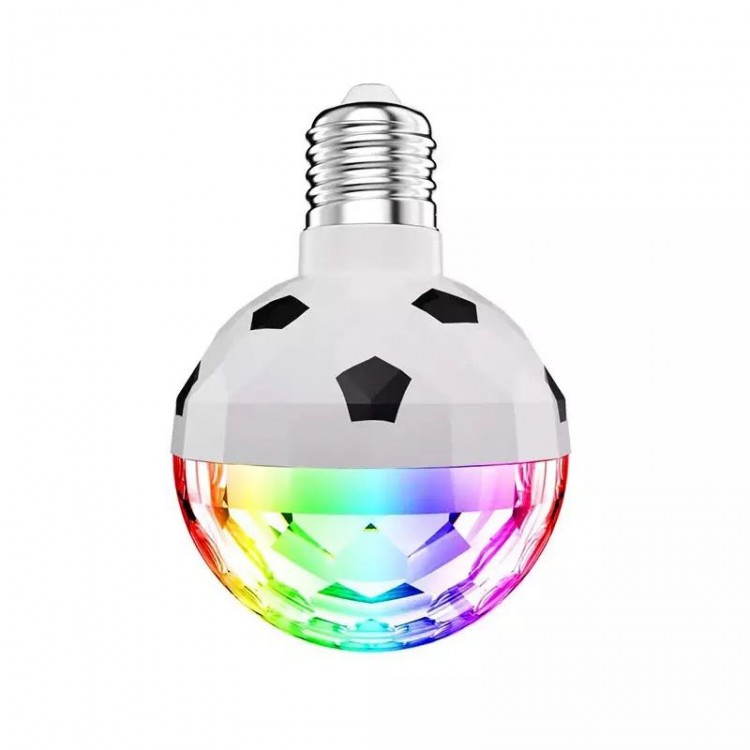Bec disco led multicolor, Magic Ball, E27, 6W, 220V, SW-419, culoare multicolor
