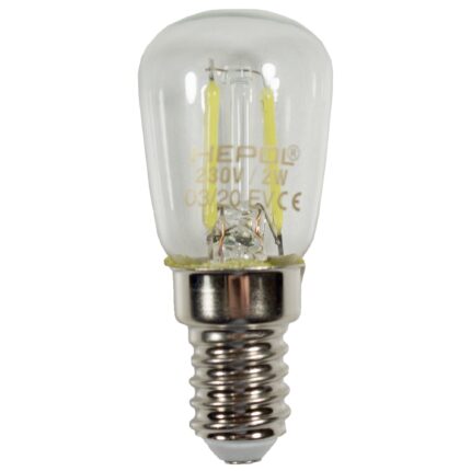 Bec LED HEPOL frigider, E14, 2W, 20000 ore, lumina rece
