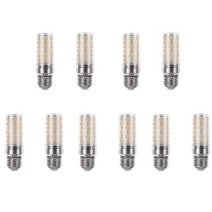 Set 10 becuri LED tip porumb 360 Grade 16W E27 Alb Cald Corn