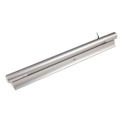 Corp iluminat fluorescent 14W cu balast electronic cu dispersor rotativ pentru oglinzi, bucatarii, bai, birouri Alb / Argintiu