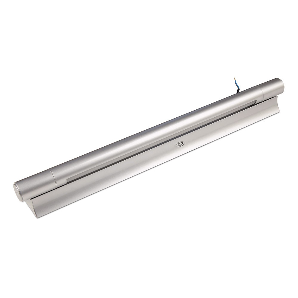 res_87f6b78113c3f488f23186569c5c8a4e Corp iluminat fluorescent 14W cu balast electronic cu dispersor rotativ pentru oglinzi, bucatarii, bai, birouri Alb / Argintiu