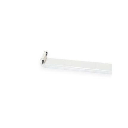 Suport neon WTX, Tub, LED T8, 120 cm, dublu, de interior, alb