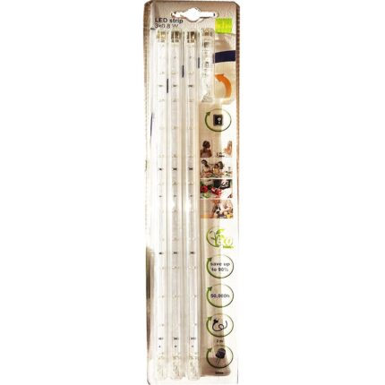 Set Tuburi neon, Hi Lite, 3x0.8W, Lumina albastra, Cu cheie, 30cm, Alb