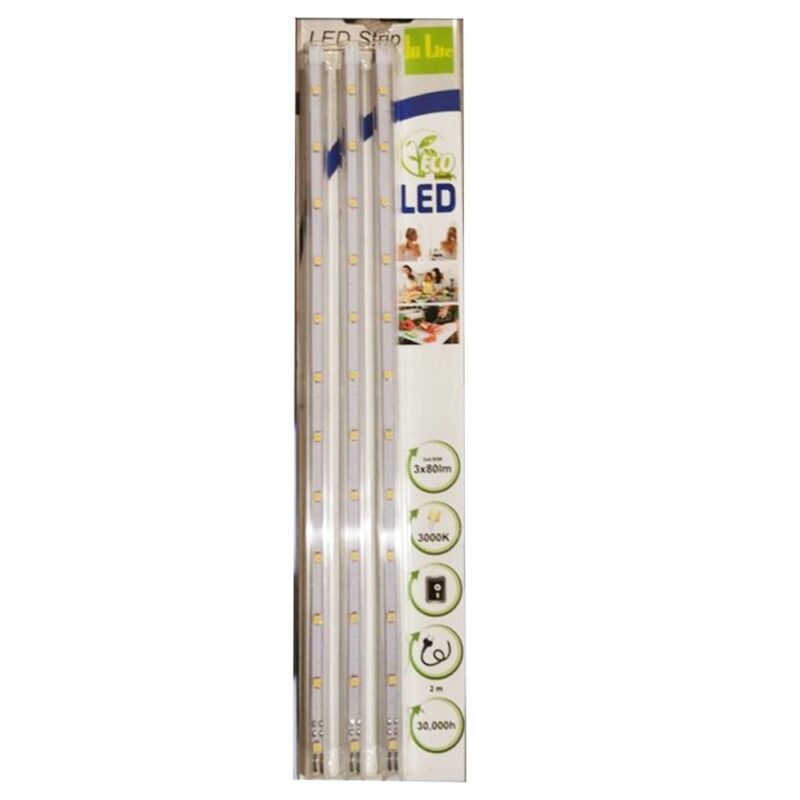 Tub Neon, Hi Lite, 3 bucati, 3x80 lm, 3x0.95W, 3000K, 30cm, Alb