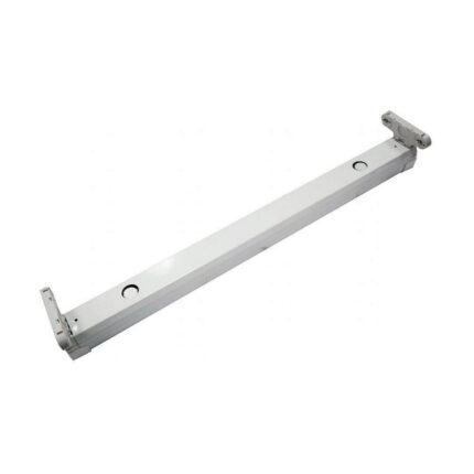 Tub neon EDM, LED, 2x9W, alb, metal