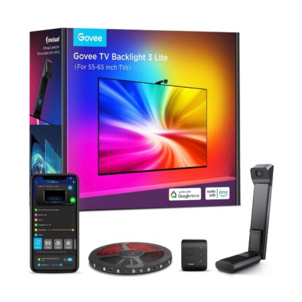 Lumina ambientala pentru TV RGB, Camera pentru redarea Live a culorilor, WI-FI