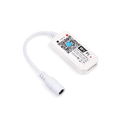 Controler de zona Koloreno, Magic Home MW-RGB 2,4 GHz, Pentru benzi LED RGB, Alb