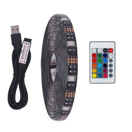 Banda LED MRG M725, cu Telecomanda, RGB, Lungime 2m