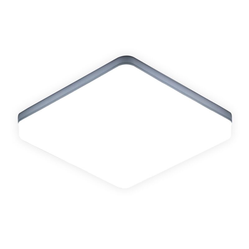 Plafoniera Cu Led-uri, Toolight, Patrat 23*4cm, Alb 6500k, 36w, 220v, Alb