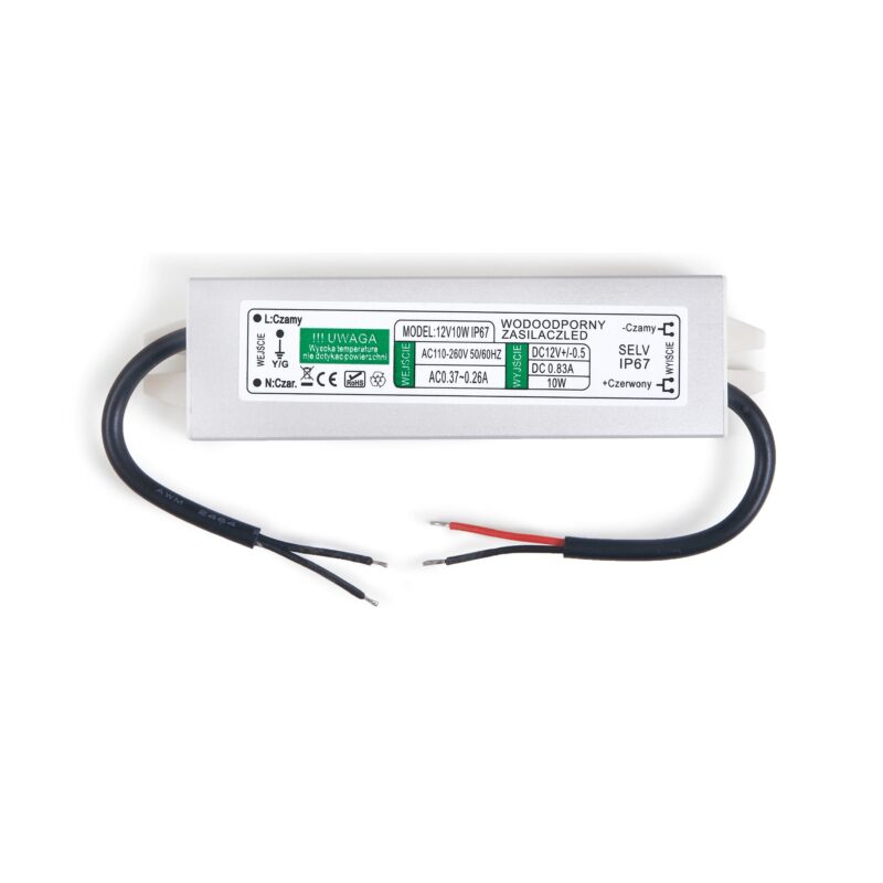 Sursa de alimentare modulara Koloreno, 10W, 12V, 0.83A, IP67, Multicolor