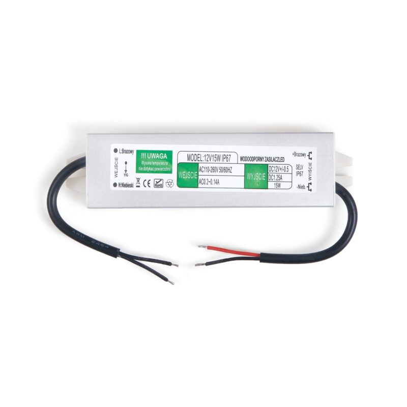 Sursa de alimentare modulara 15W 12V 1.25A IP67