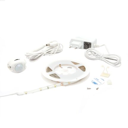 Banda LED cu senzor de miscare Phenom, 4.5W, 300 lm, 12V, lumina alba calda, 2m