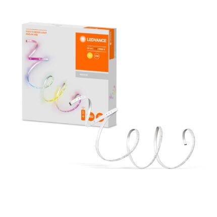 Banda led rgb pentru tv ledvance flex mood light 4.2w 5v 50 lm lumina color ip54 1 metru alimentare prin usb