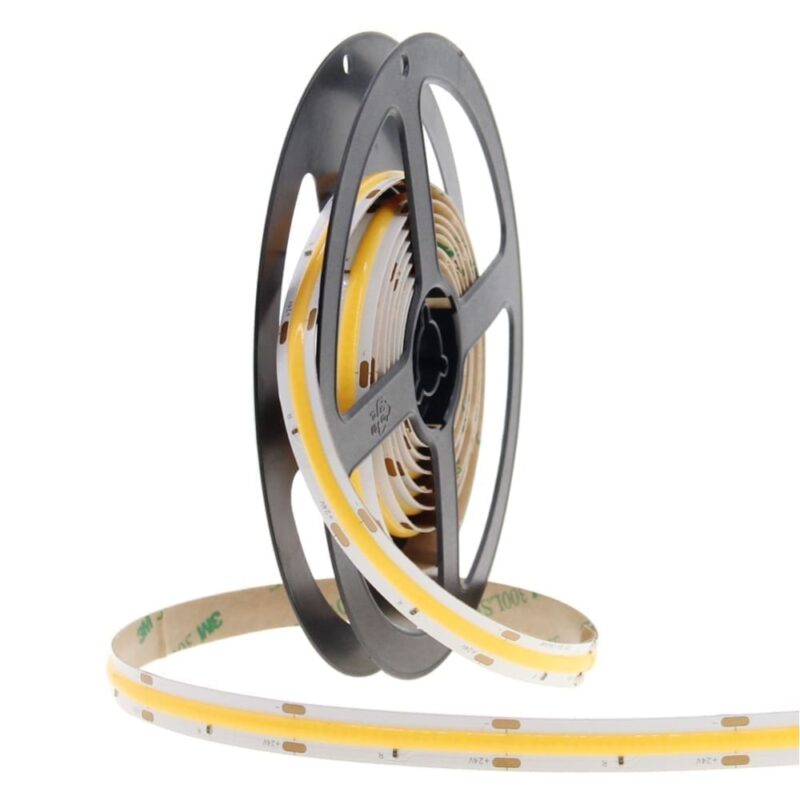 Banda LED Cob 488Led/ML 12V, 12W/m, 5m, Lumina Naturala 4000K