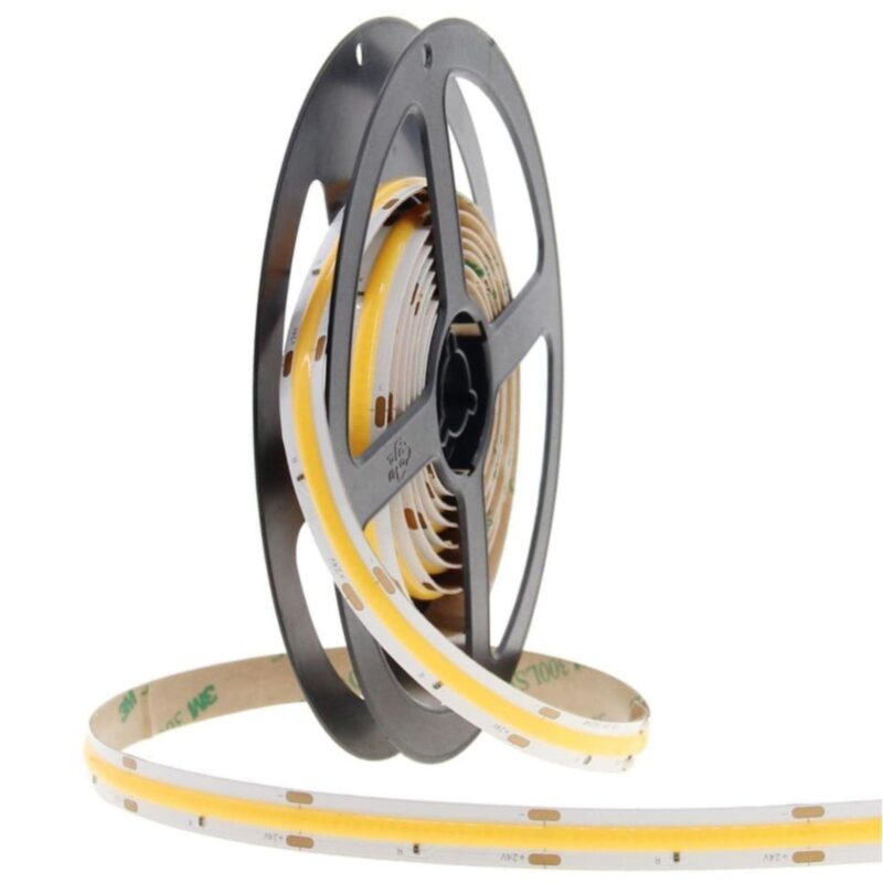 Banda LED Cob CCT 560 LED/m 24V, 3 Tipuri De Lumina, 10W/m, 8mm, 10M