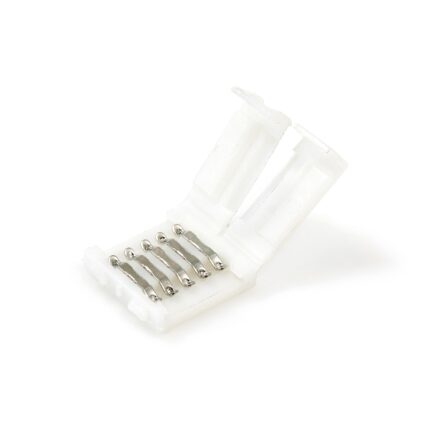 Conector pentru benzi LED Koloreno, 12-24V, 12x12mm, Alb