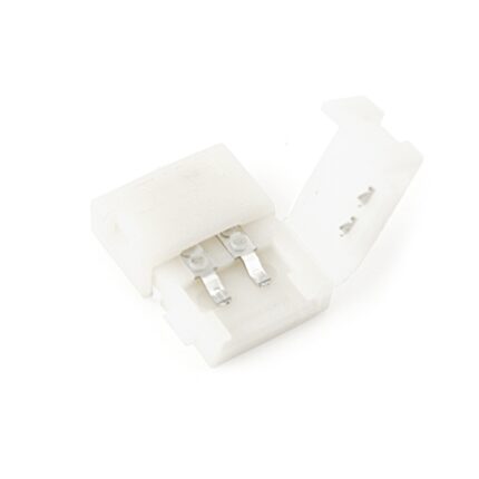 Conector pentru benzi LED Koloreno, 12-24V, 10x20mm, Alb