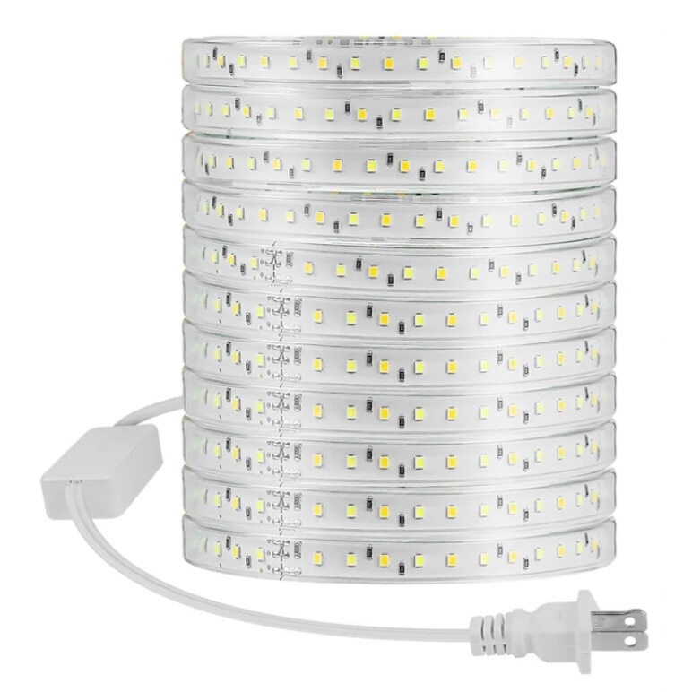Banda led 20m, 3 temperaturi de culoare, 3000k-4000k-6500k, alba, IP65, pentru interior si exterior