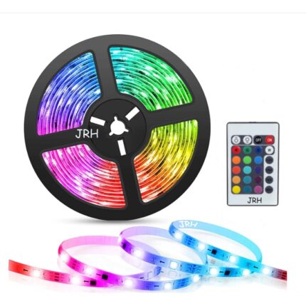 Kit Banda JRH® LED RGB cu Telecomanda, 300 LED-uri, Lungime 5m