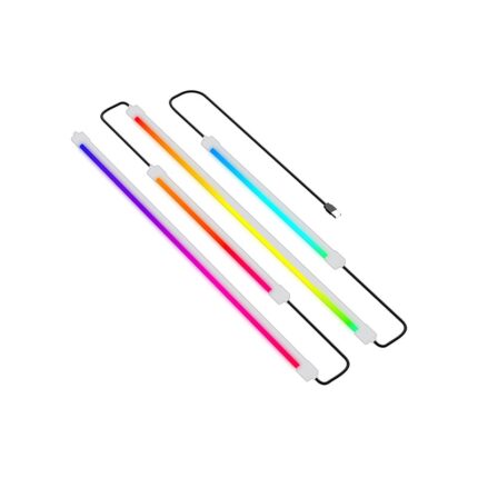 Banda Led RGB, UpHere RF1404, Iluminare Exterior PC, USB 5V, 140 cm, Telecomanda